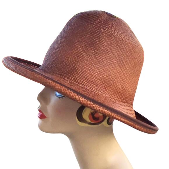 Betmar Brown Straw Hat ? Coastal Chic Derby Ready Anthropologie Vibes main image 4